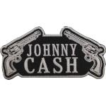 Johnny Cash: Standard Woven Patch/Gun