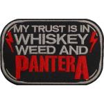 Pantera: Standard Woven Patch/Whiskey