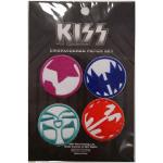KISS: Woven Patch Set/4 x Mini Icons