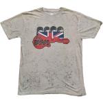 The Beatles: Unisex T-Shirt/Guitar & Flag (Wash Collection) (XX-Large)