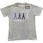 The Beatles: Unisex T-Shirt/Abbey Road Colours (Wash Collection) (Medium)