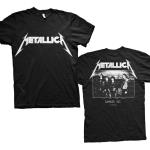 Metallica: Unisex T-Shirt/Master of Puppets Photo (Back Print) (Small)