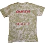 Queen: Unisex T-Shirt/Mexico `81 (Wash Collection) (Large)