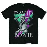 David Bowie: Unisex T-Shirt/Thunder (X-Large)