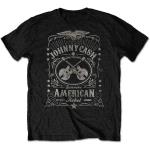 Johnny Cash: Unisex T-Shirt/American Rebel (XX-Large)