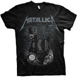 Metallica: Unisex T-Shirt/Hammett Ouija Guitar (Medium)