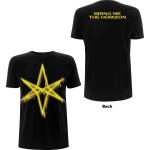 Bring Me The Horizon: Unisex T-Shirt/Spray Hex (Back Print) (Large)
