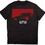 DC Comics: Unisex T-Shirt/The Batman Red Car (Small)