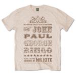 The Beatles: Unisex T-Shirt/Mr Kite (XX-Large)