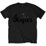 The Beatles: Unisex T-Shirt/Drop T Logo (Gloss Print) (Medium)