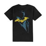 DC Comics: Unisex T-Shirt/The Batman Yellow Sketch (Medium)