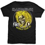 Iron Maiden: Unisex T-Shirt/Killer World Tour 81 (Large)