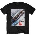 The Beatles: Unisex T-Shirt/Get Back Poster (Medium)