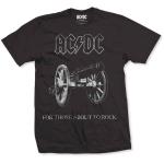 AC/DC: Unisex T-Shirt/About to Rock (Small)