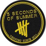 5 Seconds of Summer: Standard Woven Patch/Derping Stamp