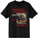 Iron Maiden: Unisex T-Shirt/Number Of The Beast Vinyl Promo Sleeve (Medium)