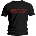 Mötley Crue: Unisex T-Shirt/Distressed Logo (Small)