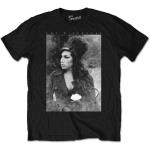 Amy Winehouse: Unisex T-Shirt/Flower Portrait (Small)