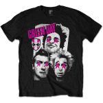 Green Day: Unisex T-Shirt/Patchwork (Medium)