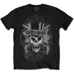 Guns N Roses: Guns N` Roses Unisex T-Shirt/Faded Skull (Medium)