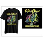 The Rolling Stones: Unisex T-Shirt/American Tour Dragon (Large)