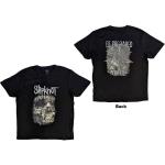 Slipknot: Unisex T-Shirt/Skull Group (Back Print) (Medium)