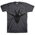 Alice In Chains: Unisex T-Shirt/Black Skull (Large)