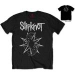 Slipknot: Unisex T-Shirt/Goat Star Logo (Back Print) (Small)