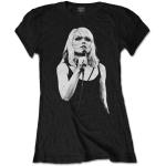 Debbie Harry: Ladies T-Shirt/Open Mic. (X-Large)