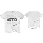 The Beatles: Unisex T-Shirt/White Album Tracks (Back Print) (XX-Large)