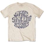 The Rolling Stones: Unisex T-Shirt/Vintage 1970s Logo (Medium)