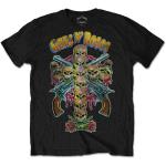 Guns N Roses: Guns N` Roses Unisex T-Shirt/Skull Cross 80s (X-Large)