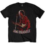 Jimi Hendrix: Unisex T-Shirt/Orange Kaftan (Small)