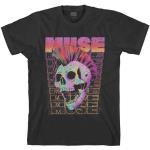 Muse: Unisex T-Shirt/Mowhawk Skull (XX-Large)