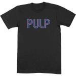 Pulp: Unisex T-Shirt/Intro Logo (Large)
