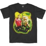 Green Day: Unisex T-Shirt/Neon Photo (X-Large)