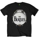 The Beatles: Unisex T-Shirt/Original Drum Skin (Large)