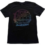 Tom Petty & The Heartbreakers: Unisex T-Shirt/Circle Logo (Black) (Small)