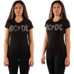 AC/DC: Ladies T-Shirt/Logo (Embellished) (X-Large)