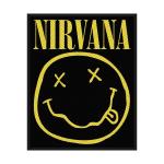 Nirvana: Standard Woven Patch/Happy Face