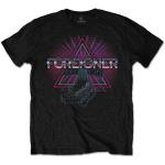 Foreigner: Unisex T-Shirt/Neon Guitar (Large)