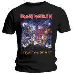 Iron Maiden: Unisex T-Shirt/Legacy of the Beast (Large)