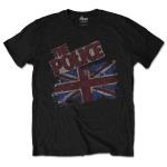 The Police: Unisex T-Shirt/Vintage Flag (X-Large)