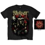 Slipknot: Unisex T-Shirt/Come Play Dying (Back Print) (Medium)
