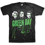Green Day: Unisex T-Shirt/Drips (X-Large)