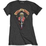 Guns N Roses: Guns N` Roses Ladies T-Shirt/Dripping Dagger (Medium)