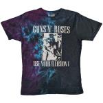 Guns N Roses: Guns N` Roses Unisex T-Shirt/Use Your Illusion Monochrome (Wash Collection) (Large)