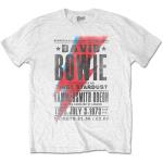 David Bowie: Unisex T-Shirt/Hammersmith Odeon (Large)