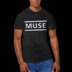 Muse: Unisex T-Shirt/Logo (Wash Collection) (Small)