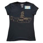 The Beatles: Ladies T-Shirt/Yellow Submarine (Embellished) (Small)